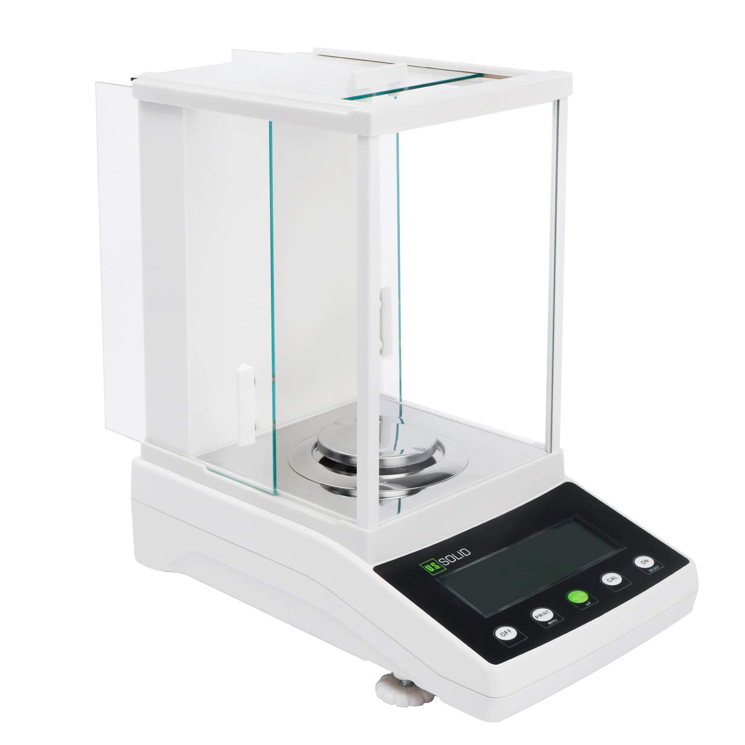 U.S. Solid Digital Analytical Balance 220g x 0.0001g/0.1mg Electronic Lab Precision Scale with Electromagnetic Force Sensor, 4 Units Available, RS232 Interface, Button Operation