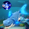 thumbnail image 6 of bxhwj Remote Control Shark Toy with Colorful Music and LED Lights, Swimming Pool Water Toy for Kids, High Simulation RC Fish Toy Gift for Boys and Girls Bathtub Fun, 6 of 7