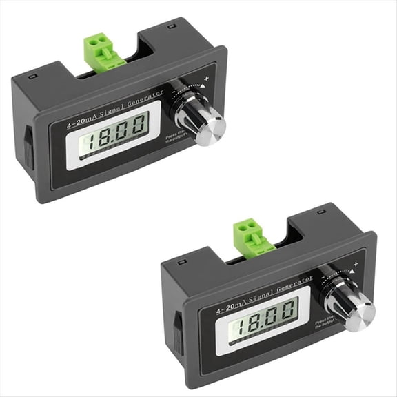 2Pack 4-20MA Current Loop Signal Generator 0.01 Precision Two-Wire PLC Instrument,2 x Signal generator