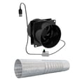 thumbnail image 3 of Wall Exhaust Fans Tree Houses Extractor Extractor Fan for Window Attic Office Dual Fan 3M Tube, 3 of 8