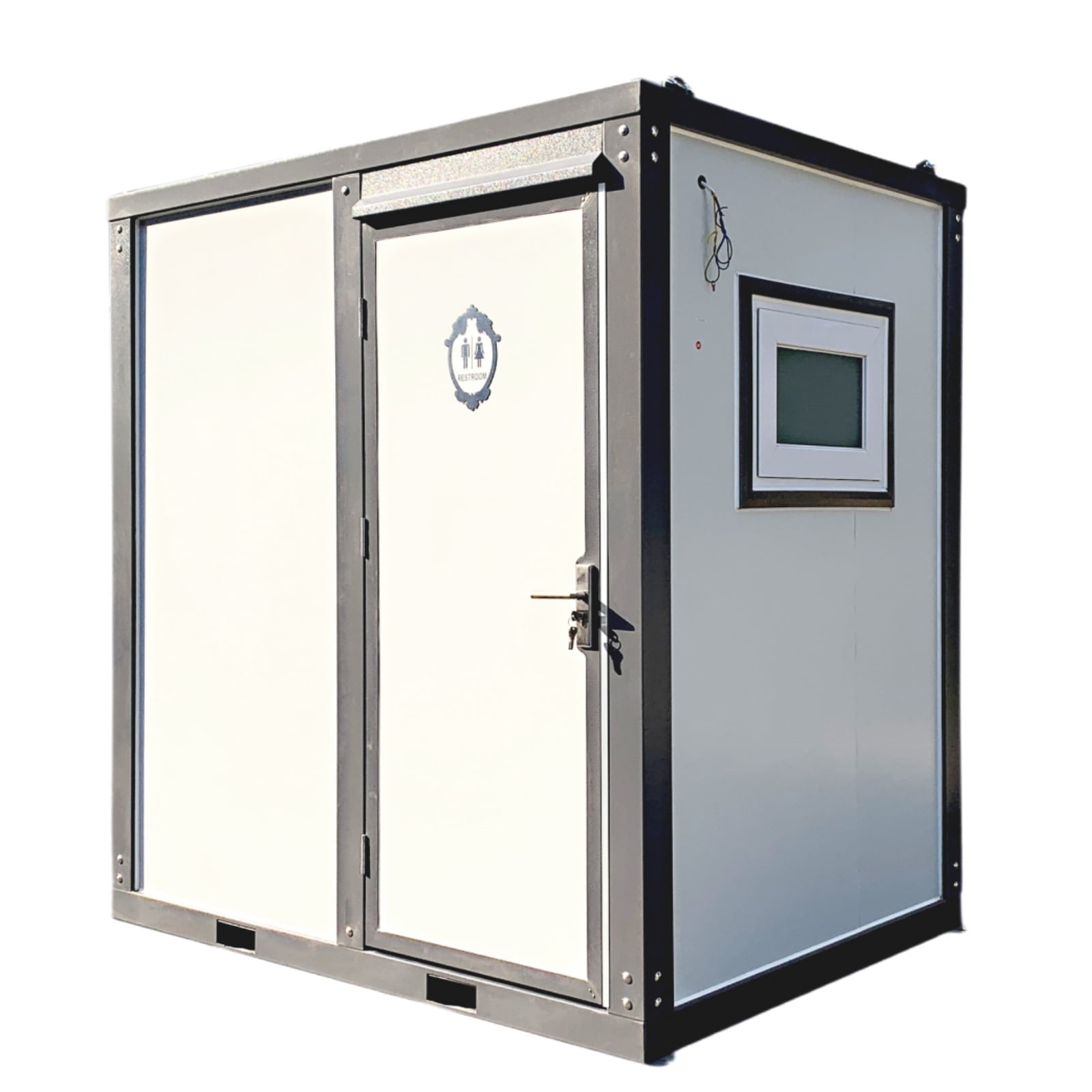 Chery Industrial Portable Toilet Equipment with Shower Curtain Style for Construction Ground Site Event Festival Camping
