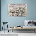 thumbnail image 3 of AatoeaX Farmhouse Daisy Wall Art Rustic Flower Butterfly Pictures Floral Wall Decor Joy Canvas Print Painting Modern Artwork for Bathroom Office Dining Living Room, 3 of 4
