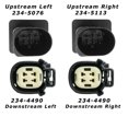 thumbnail image 1 of 4-Pack O2 Upstream + Downstream Oxygen Sensor for 2011-2014 for Ford F-150 3.5L Turbo, 1 of 4