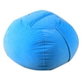 thumbnail image 4 of Kids Stuffed Animal Plush Toy Storage Bean Bag Soft Pouch Stripe Fabric Chair, 4 of 7