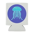 thumbnail image 2 of Cute Jellyfish Tentacles Ocean Can Cooler - Drink Sleeve Hugger Collapsible Insulator - Beverage Insulated Holder, 2 of 3