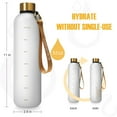 thumbnail image 5 of Opard 32oz / 27oz Motivational Water Bottle with Time Marker to Drink Reusable Plastic Bottle with BPA Free Tritan for Gym and Sports, 5 of 7