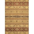 thumbnail image 1 of Ahgly Company Machine Washable Indoor Rectangle Abstract Brown Modern Area Rugs, 7' x 9', 1 of 4