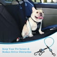 thumbnail image 6 of VIVAGLORY Dog Seat Belt, Chew Proof Puppy Seatbelt, Pet Safety Restraint, Small Medium Large, Blue, 16 inch, 6 of 6