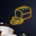 thumbnail image 3 of Handmadetneonsign Toast Neon Sign, Toast Bread Wall Art Decor, Toast Cake Bakery Wall Decor, 3 of 5