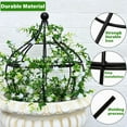 thumbnail image 3 of Sturdy Metal Garden Obelisk Trellis for Climbing Plants - 12" x 8.1" Versatile Support for Roses, Topiaries & Houseplants - Easy to Assemble, Durable & Decorative for Indoor/Outdoor Displays, 3 of 16