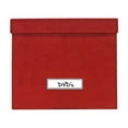 thumbnail image 1 of Vista Collapsible Faux Suede Storage Box (Red), 1 of 3