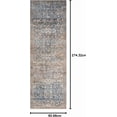 thumbnail image 2 of Chris Loves Julia x Loloi Jules Collection Area Rug JUL-06 Denim/Spice 2'-6" x 9'-6", 2 of 8