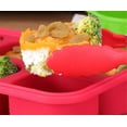 thumbnail image 4 of BPA-Free Silicone Freezer Tray with Lid – 4-Cell Food Storage Container for Soup, Broth, Sauce, Butter – Durable, Easy-Release, Kitchen Freezing Fungal Stains – Blue, 4 Cells, 4 of 8