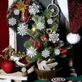 thumbnail image 2 of CUITING GuassLee 36 Pack Plastic Silver Snowflake Ornaments   Hanging Decorations for Christmas Tree, 2 of 7