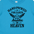thumbnail image 4 of Inktastic Handpicked for Earth By My Auntie in Heaven with Angel Wings Boys or Girls Baby T-Shirt, 4 of 5