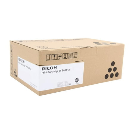 UPC: 0026649064654 | Ricoh Genuine OEM 406465 High Yield Black Toner Cartridge (5K YLD)