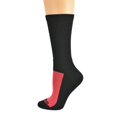 thumbnail image 3 of Sierra Socks #1 Womens Cotton Athletic Crew Cushioned 2 Pair Pack Sport Socks, No Blisters SWMCC 4007 (Sock Size 9-11, Shoe Size 6-10, Black), 3 of 4