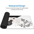 thumbnail image 4 of Black and White Cherry Blossom Yin and Yang Koi Extended Professional Gaming Mouse Pad 31.5x11.8inch, Non-Slip Computer Mouse Pad Waterproof Keyboard Pad Desk Mat, 4 of 6