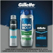 Gillette® Body Wash Deodorant & Invisible Spray 3 pc Gift Pack