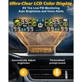 thumbnail image 2 of RV Tire Pressure Monitoring System, Tire Pressure Monitor with Solar Charge, TPMS with 6 Sensors & 6 Alarm Modes, T15 TPMS 2025 Updated Color LCD Display,0~9.9BAR, 144PSI for RV/Trailer/Truck, 2 of 9