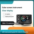 thumbnail image 2 of S866 1S Color LCD Instrument Panel with USB Port Waterproof Connector for E-Bike Electric Mountain Bike Scooter Repair, 2 of 8