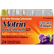 Motrin Junior Grape Chews 24ct