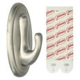 thumbnail image 2 of Command Brushed Nickel Decorative Hook, 12 Pack, 2 of 3