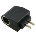 thumbnail image 2 of Ac to Converter, 12V Car Adapter, Car Outlet Adapter to Wall Plug, Car Plug in Adapter Outlet, Outlet Converter, 1 in Opening, 500Ma Rating, Black Casing, 1 Pc, 2 of 5
