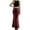 Hot Pink, variant on Womens Skirts Midi Floral Embroidery Sequin Patchwork Double Layer Stretchy Elastic Waistband Bodycon Casual Party Pink Skirt M