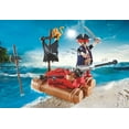 thumbnail image 2 of PLAYMOBIL Pirates Raft Carry Case 5655 Play Set, 2 of 2