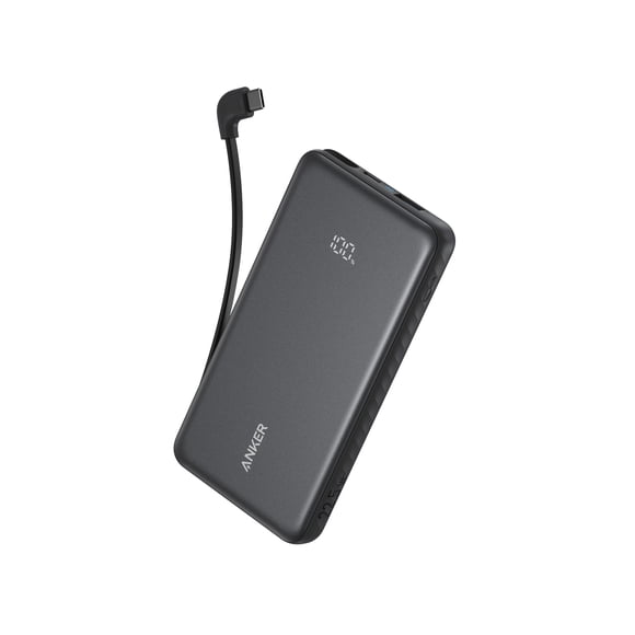 ANKER ZOLO POWER BANK (10K, 22.5W, BUILT-IN USB-C CABLE)