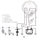 thumbnail image 3 of Medidor de temperatura del agua para barcos, 52 mm, 2'', 9-32 V, resistente al agua, IP67, 40-120  degreeC, 287,4-22,4 Ω Tipo 3, 3 of 9