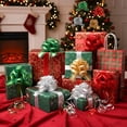 30 Pcs Large Christmas Pull Bows for Gift Wrapping 6 Inch Waterproof ...