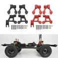 thumbnail image 2 of fastboy 4pcs 1/10 Aluminum Alloy Front Rear Shock Absorber For SCX10 90046 Crawler Smooth RC Car Accessories Replacement Parts Red, 2 of 6