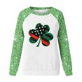 thumbnail image 4 of Qiopertar Mode Femmes Imprimé Col Rond Pull Tops Manches Longues Blouse Confortable Chandail en Molleton Offres de la Semaine Liquidation Moins de 5$ jusqu'à 90 % de Réduction, 4 of 4