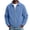 Blue, variant on Mens Ribbed Corduroy Zip Up Jacket Casual Lapel Collar Outerwear Relaxed Fit Fall Wear