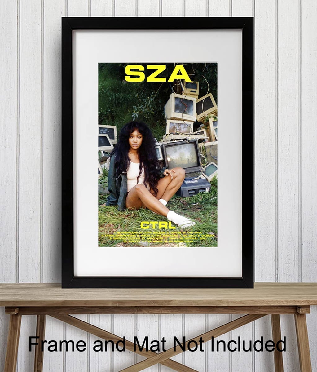 A Set Of 2 SZA Posters Ctrl Album Cover SOS Poster Unframe:  12x18inch(30x45cm) : : Home & Kitchen