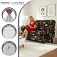 thumbnail image 4 of TSOVTHRID Mushroom Floral Print Loveseat Covers 6-Piece Reclining Loveseat Slipcover Stretch Love Seat Couch Covers with Pockets Furniture Protector for 2 Cushion Couch, 4 of 7