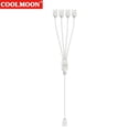 thumbnail image 1 of Divisor Ventilador Chasis ARGB 30 Cm 1 A 2/3/4 para Ventiladores Tira PC (blanco 1 A 4), 1 of 9
