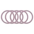 thumbnail image 1 of Uxcell Magnetic Sticker Ring, 5 Pack Universal Magnetic Adapter Ring Metal Sparkle Magnet Wireless Charging Conversion Kit for Mobile Phone Case Wireless Charger (Rose Pink), 1 of 7