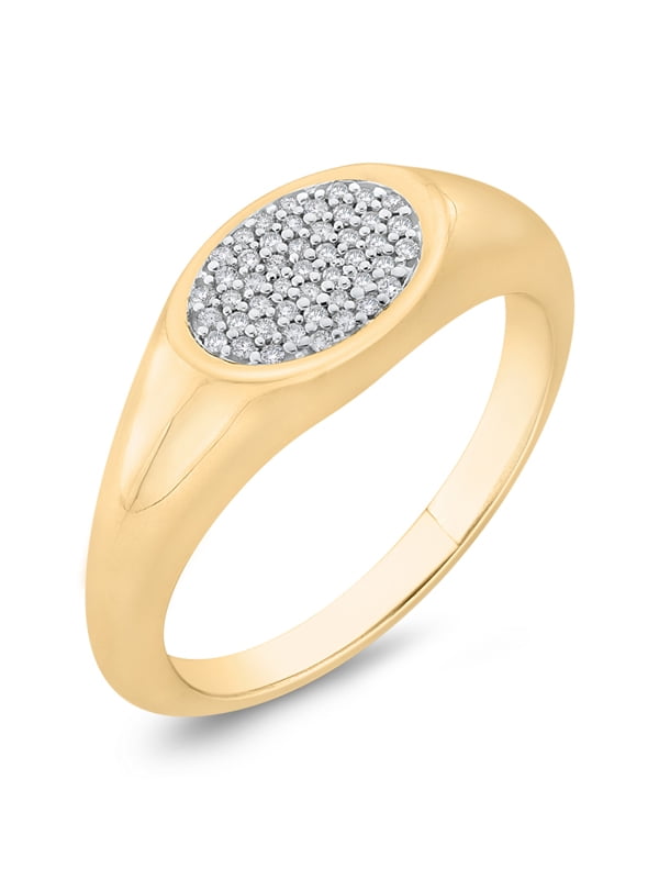 G-H Color, I2-I3 Clarity 1/10 cttw KATARINA Diamond Fashion Ring in 10K Gold