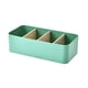 thumbnail image 5 of Caja de almacenamiento Naiovety plástico blanco Negro verde partición desmontable, 5 of 6