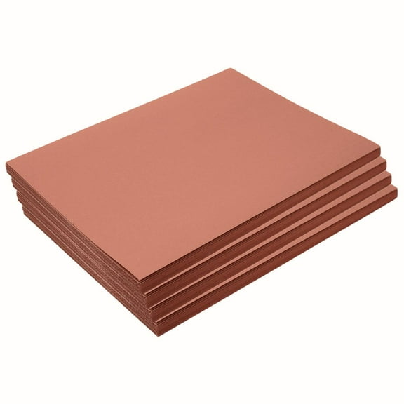 Colorations Heavyweight Construction Paper, Brown, 9" x 12" - 200 Sheets