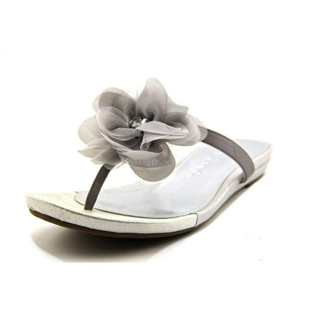UPC 716142524662 product image for Nina Margery Women US 7 Silver Flip Flop Sandal | upcitemdb.com