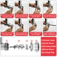 thumbnail image 3 of Wiselet Metal Food Grinder Attachment for KitchenAid Stand Mixer with 4 Grinding Plates, 3 Grinding Blades 2 Sausage Stuffer Tubs…, 3 of 5
