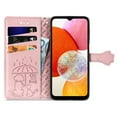 thumbnail image 3 of for Motorola Moto G Stylus 5G 2025 Case, Premium PU Leather Wallet Case [Cat & Dog & Flowers Embossed] Card Slots Kickstand Magnetic Closure Flip Case Cover for Motorola Moto G Stylus 5G 2025, Pink, 3 of 10