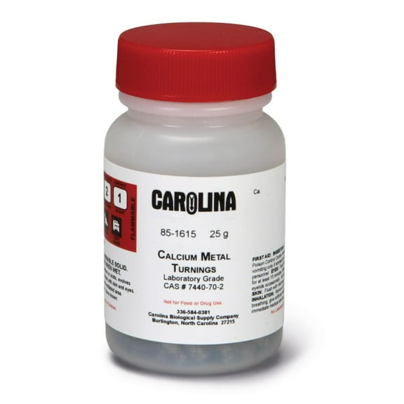 Calcium, Turnings, Laboratory Grade, 25 G