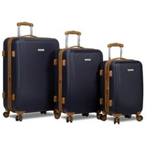Dejuno Legion Hardside 3-Piece Spinner TSA Combination Lock Luggage Set - Navy