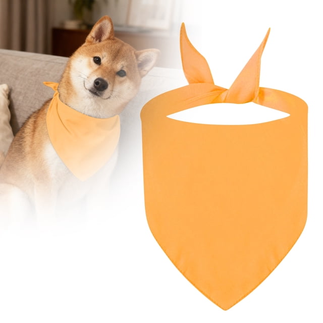 Versatile Absorbent Towel Scarf and Bib for Cats and Dogs Adjustable Triangular Pet Neckwear