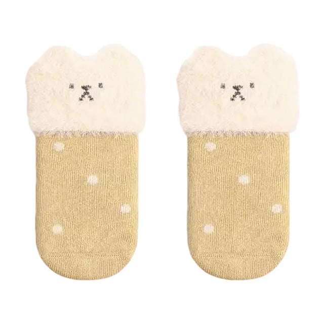 Shoe Socks Baby Children's Solid Color Cotton Baby Newborn Socks Hand in Hand Socks